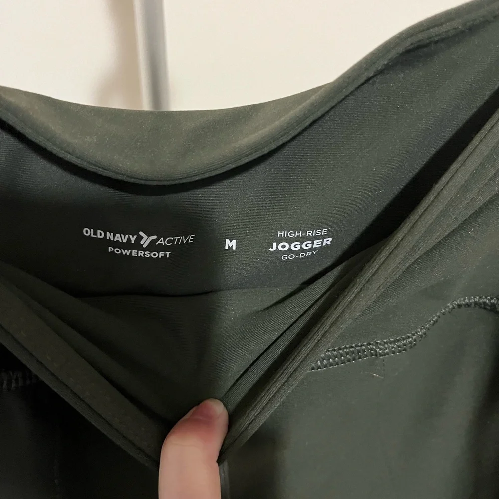 Old Navy Active High-Rise Jogger in Olive - Picture 2 of 3